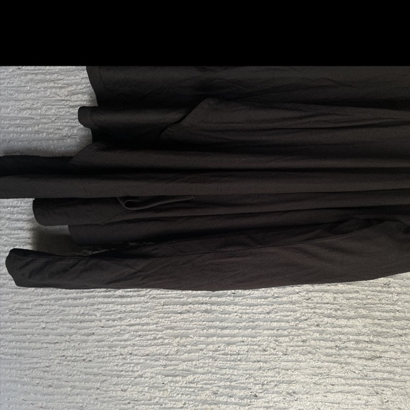 Y’s black open drapey cardigan. By Yohji Yamamoto. Silk/rayon. Size small. - Picture 5 of 10
